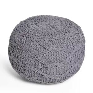 Pouf Baby Charcoal Knit Accent Pillow
